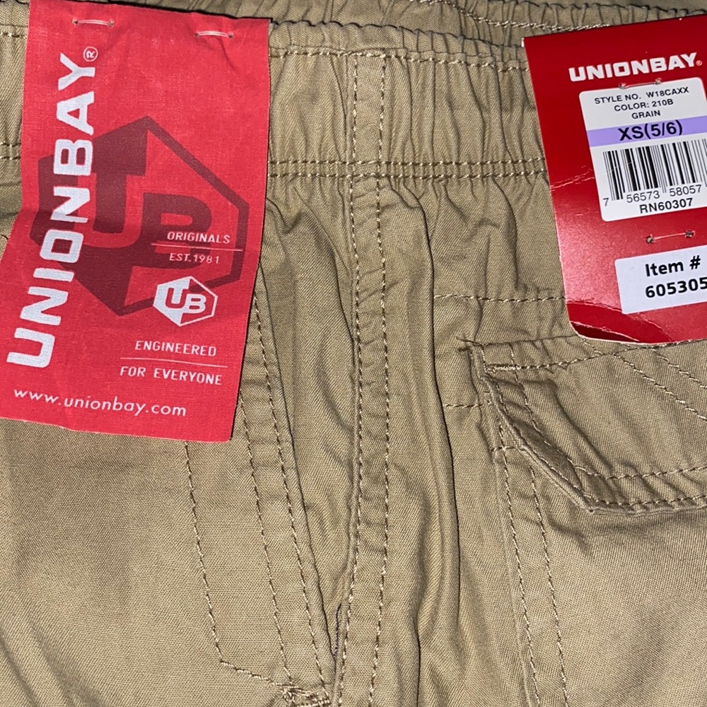 UNIONBAY Boy’s Cargo Short Original Grain XS Item #605305